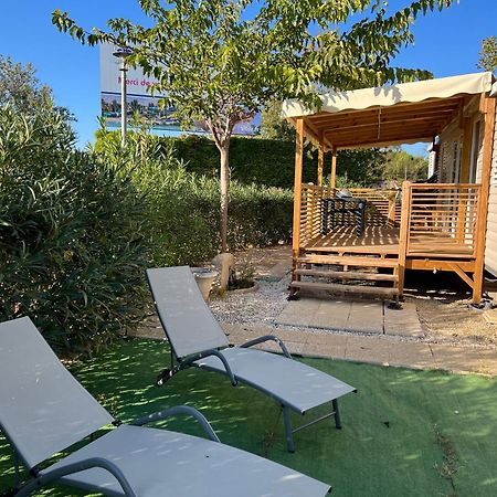 Mobilhome La Carabasse Vias Plage Buitenkant foto