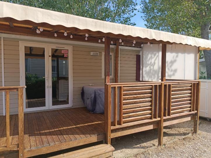 Mobilhome La Carabasse Vias Plage Buitenkant foto