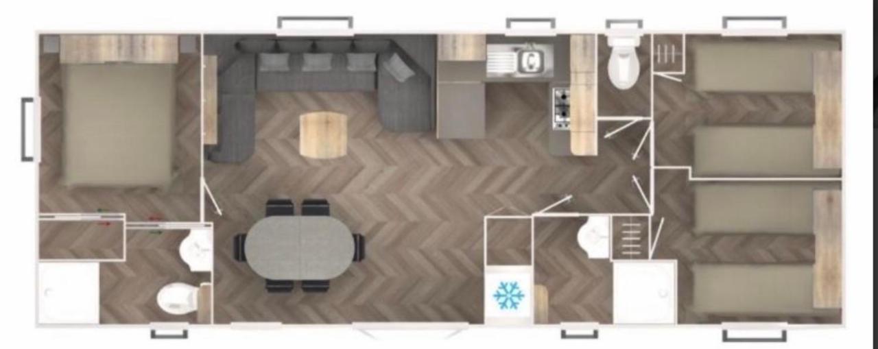 Mobilhome La Carabasse Vias Plage Buitenkant foto