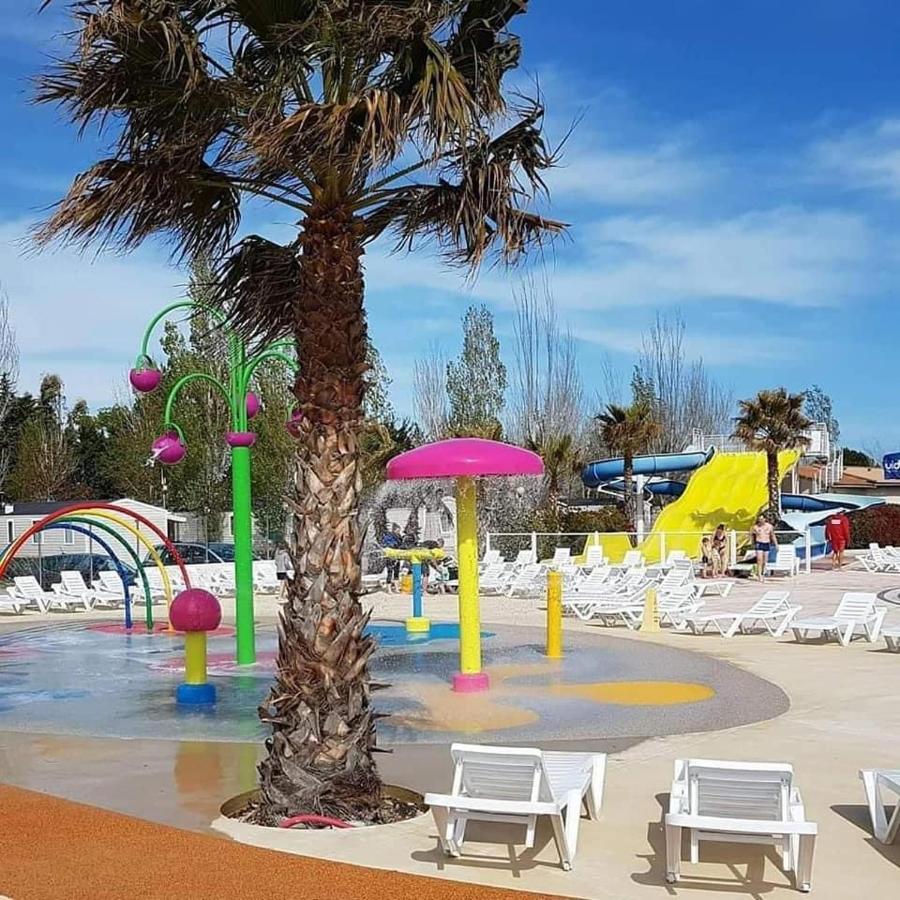 Mobilhome La Carabasse Vias Plage Buitenkant foto