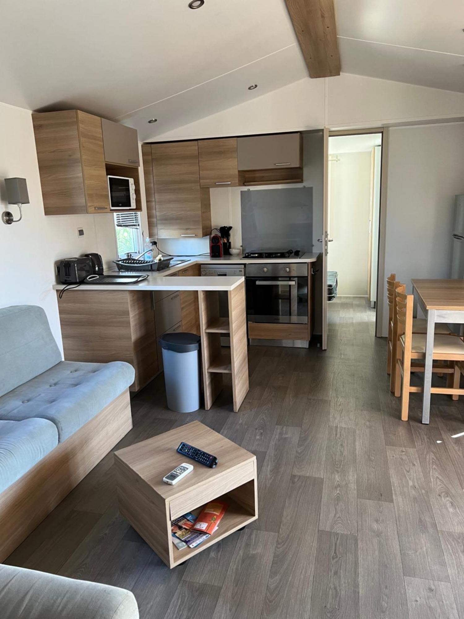 Mobilhome La Carabasse Vias Plage Buitenkant foto