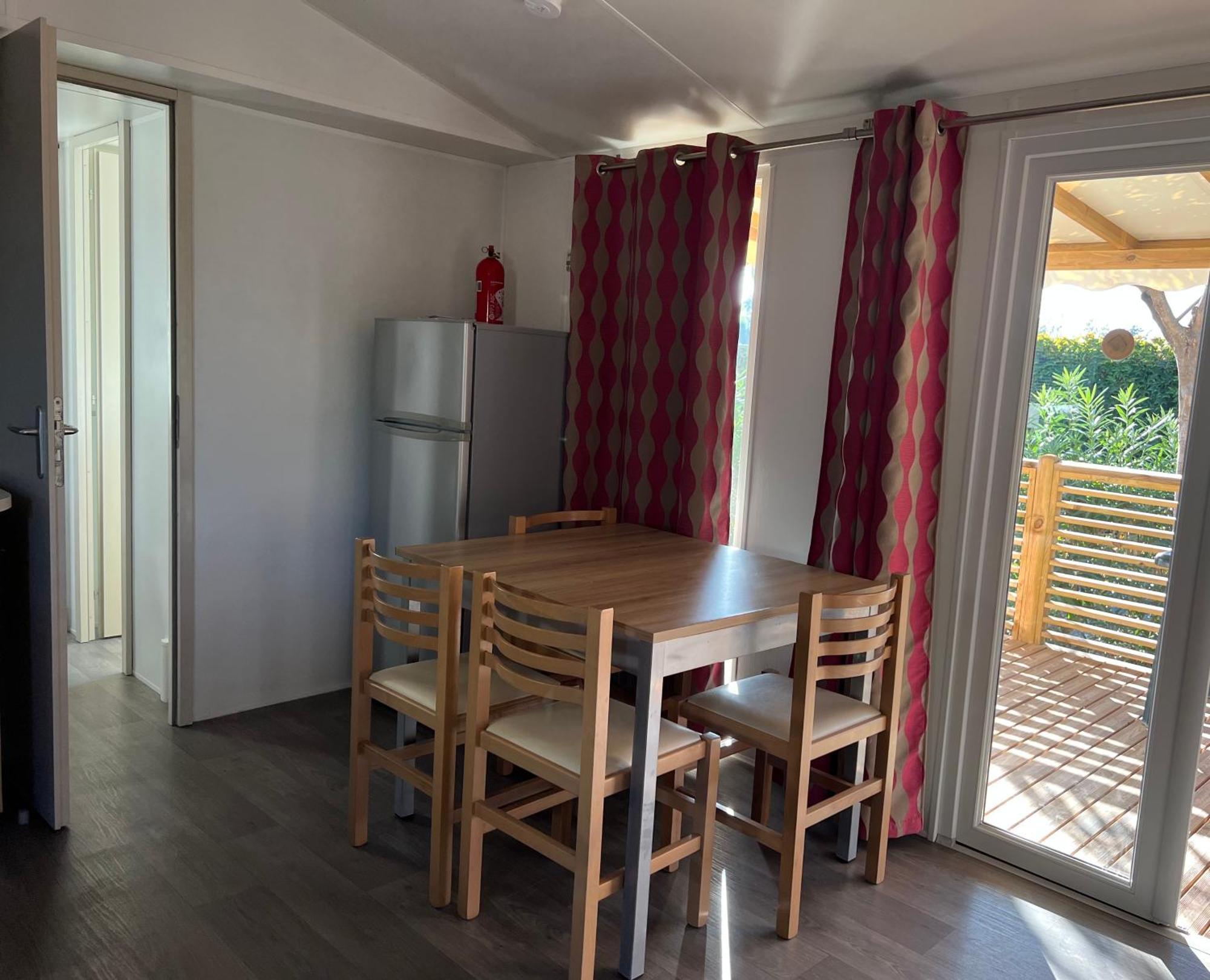 Mobilhome La Carabasse Vias Plage Buitenkant foto