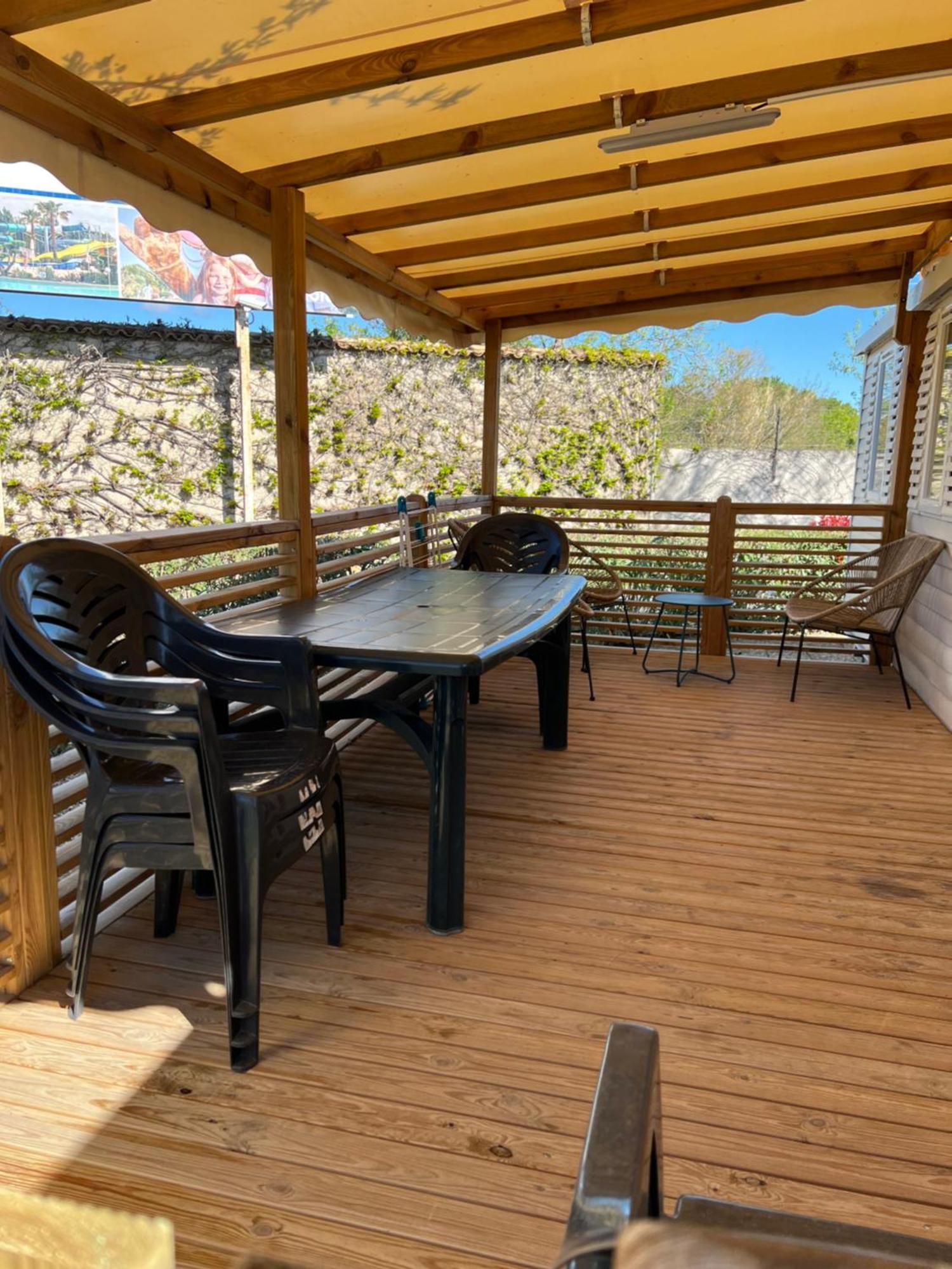Mobilhome La Carabasse Vias Plage Buitenkant foto